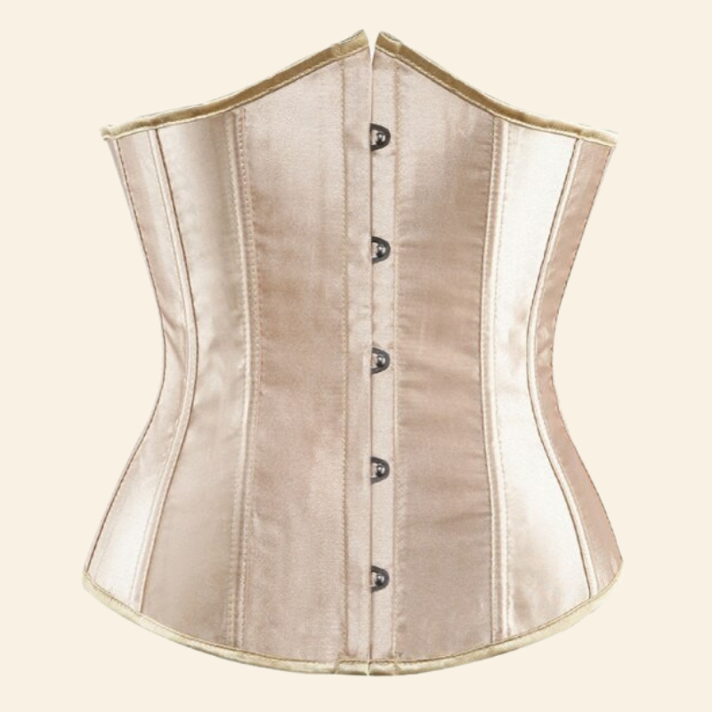 corset doré gothique taille de guêpe