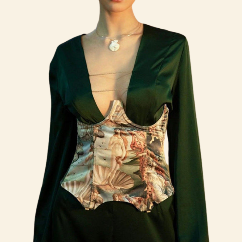 Corset vintage pour femme