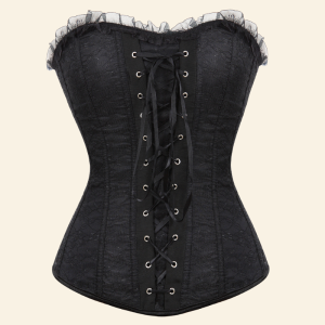 corset gothique noir
