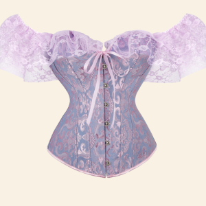 corset gothique violet femme