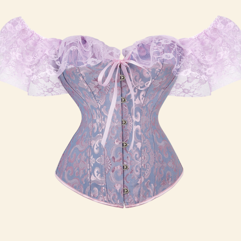 corset gothique violet femme