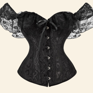 Corset gothique noir