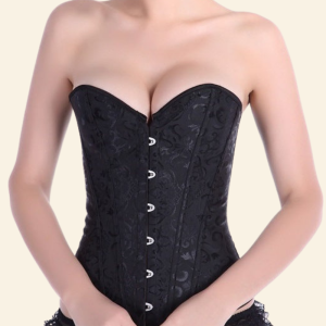 corset gothique grande taille noir