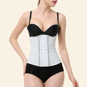 Corset Minceur Invisible en Latex Blanc