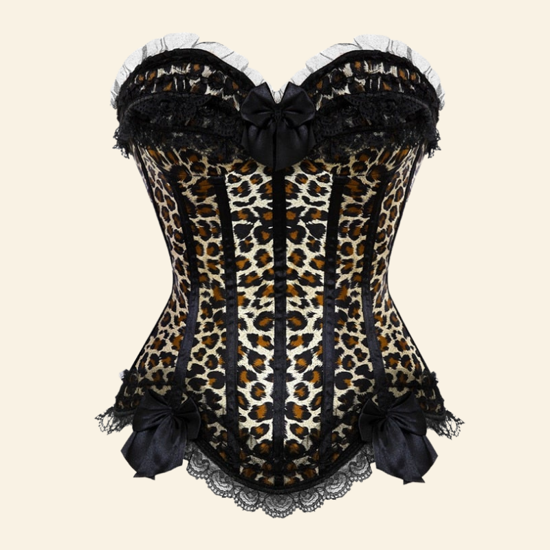 corset sexy léopard