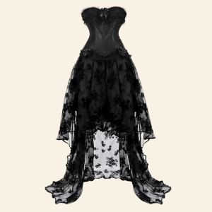 robe corset noir gothique